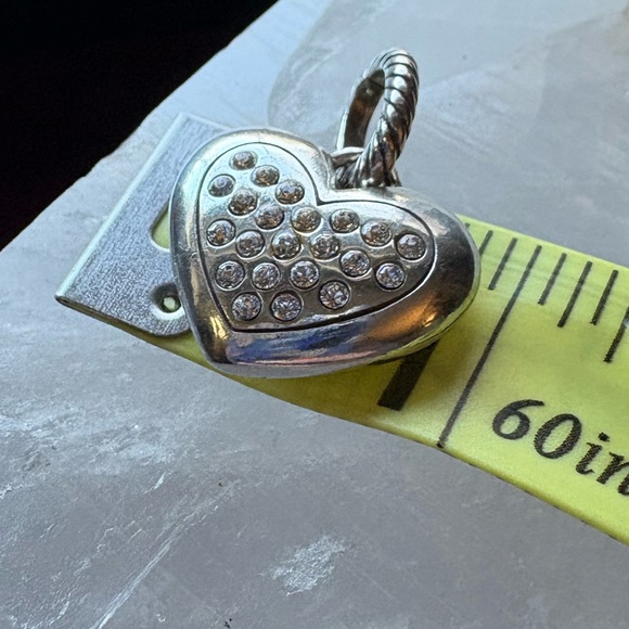 Brighton Amore Heart Crystal Charm Pendant - Retired - Picture 4 of 4
